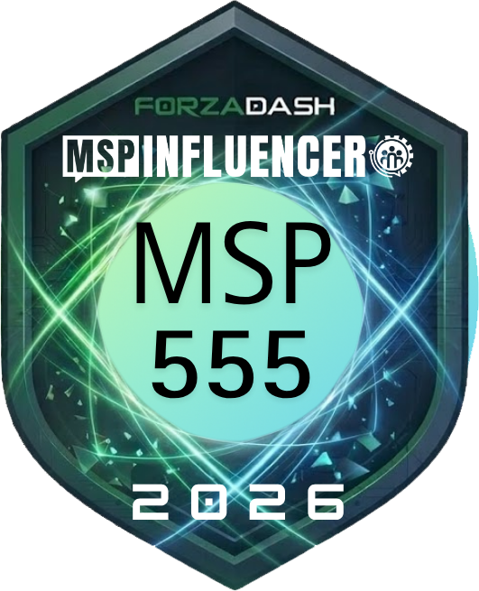 ForzaDash MSPInfluencer MSP 555 Award 2026 badge